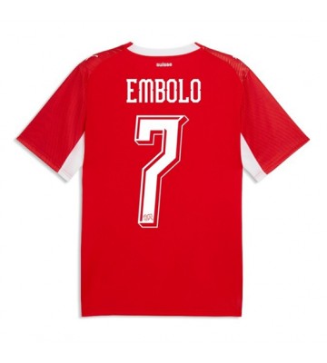 Schweiz Breel Embolo #7 Replika Hemmatröja VM 2026 Kortärmad